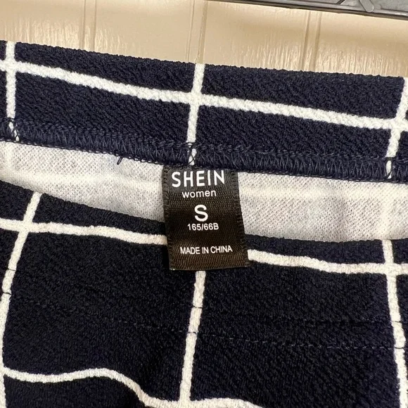 Shein Women’s Navy & White Skirt Size S - Picture 4 of 4
